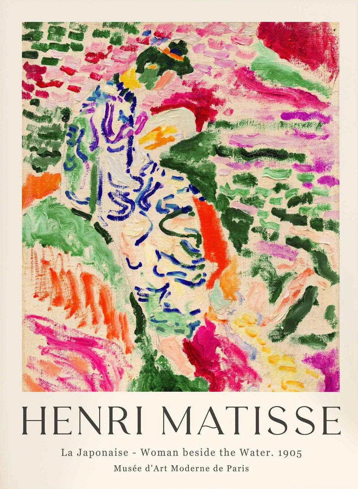 Vintage Mid-Century Matisse Landscape Canvas